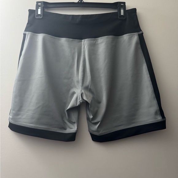 PSK Collective Black and Gray Bike Shorts - Picture 2 of 3